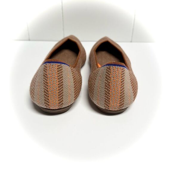 Rothy’s Retired Camel Herringbone The Point Flats Size 9.5 - Picture 5 of 12